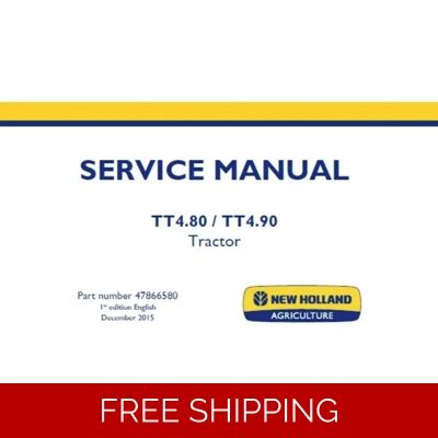 NEW HOLLAND TT4.80 , TT4.90 TRACTOR SERVICE REPAIR MANUAL